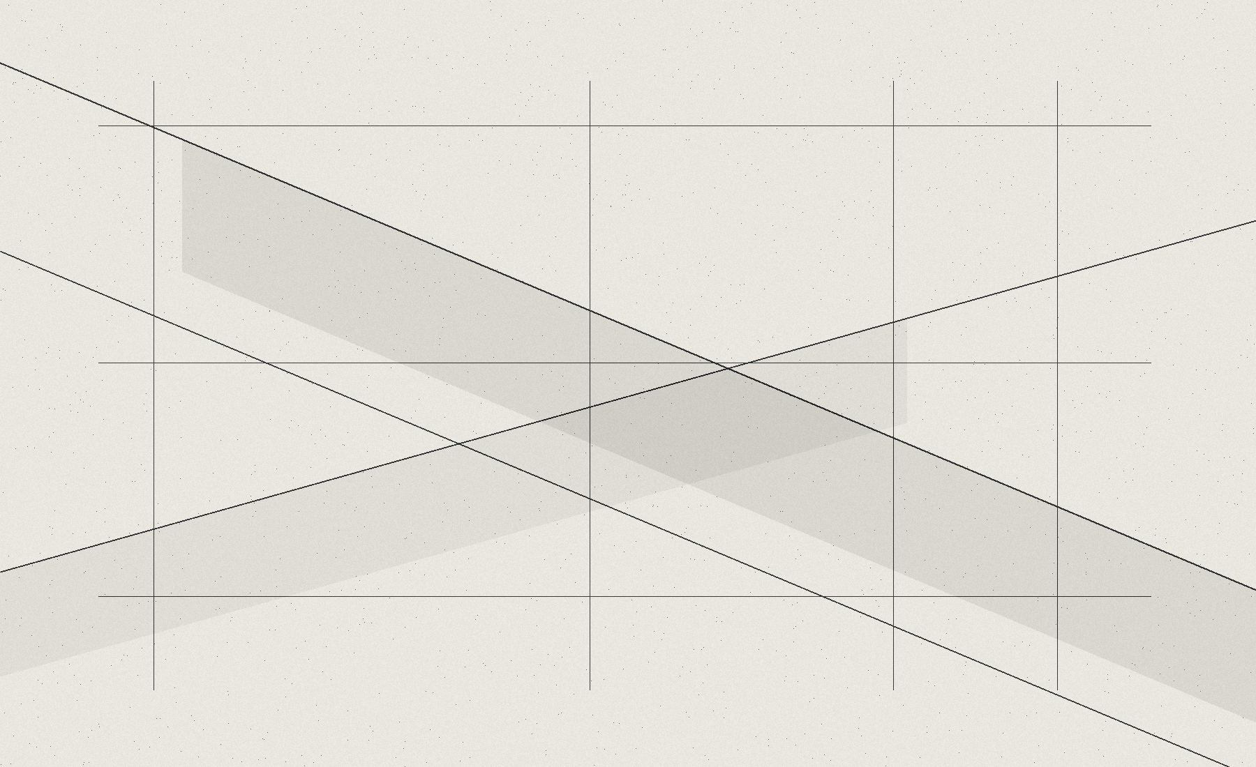 Restrained architectural line study in warm graphite tones